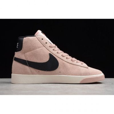 Nike Bayan Blazer Mid Vintage Suede Particle Pembe / Siyah Kaykay Ayakkabı Türkiye - LX8DZ1KH